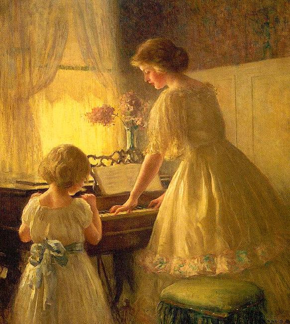 Francis Day The Piano Lesson Spain oil painting art
